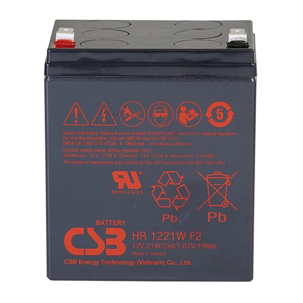 Аккумулятор CSB HR1221W (12В | 21Вт/Эл)
