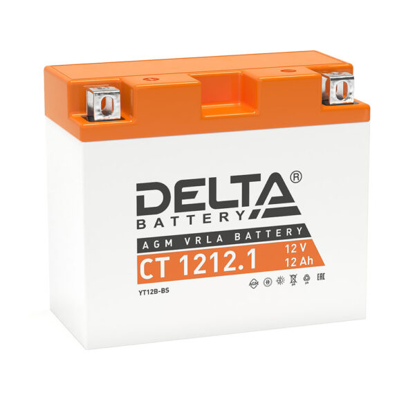 Аккумулятор Delta CT 1212.1 (12В | 12Ач) YT12B-BS