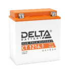 Аккумулятор Delta CT 1216.1 (12В | 16Ач) YB16B-A, YTX16-BS