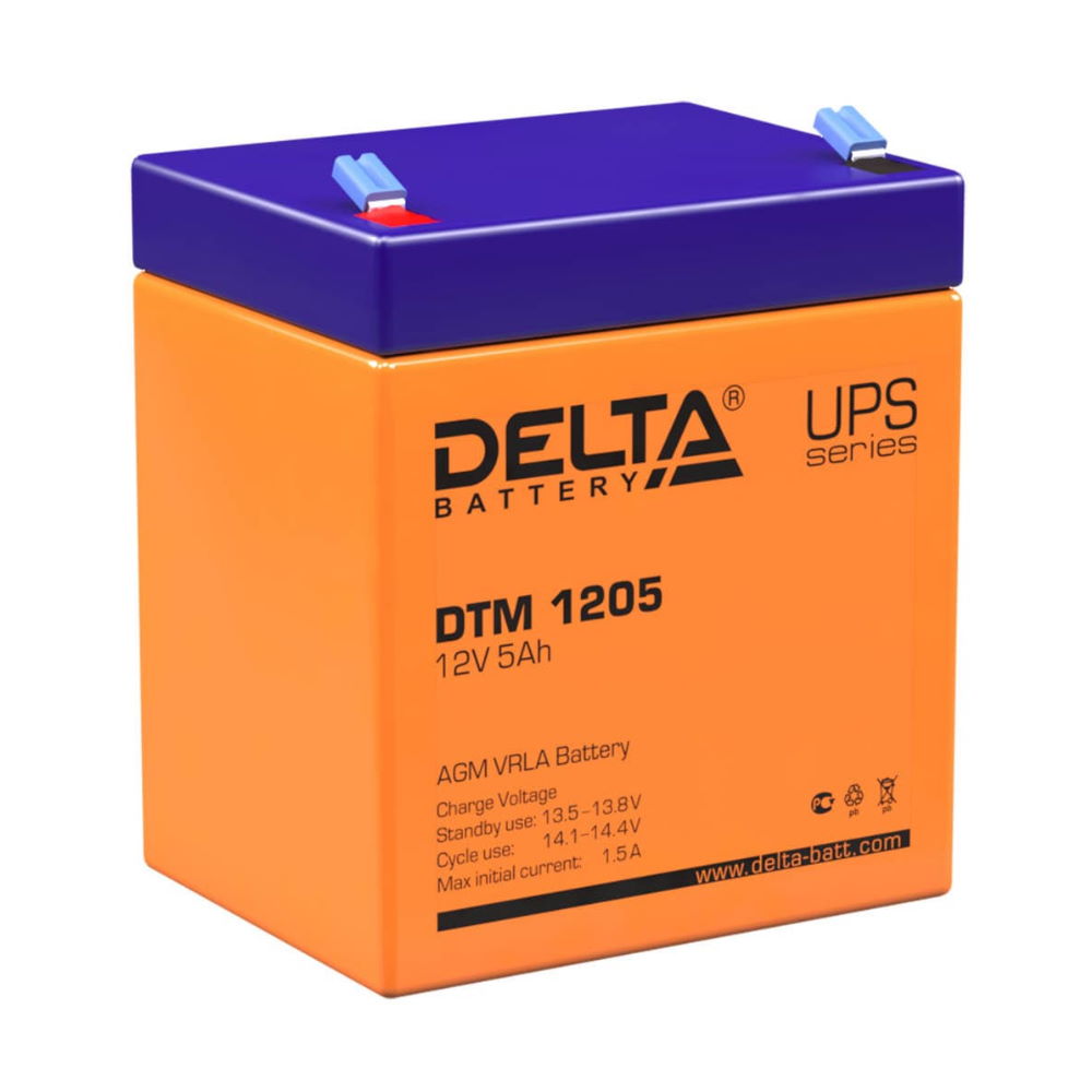 Аккумулятор Delta DTM 1205 Аккумулятор Delta DTM 1205