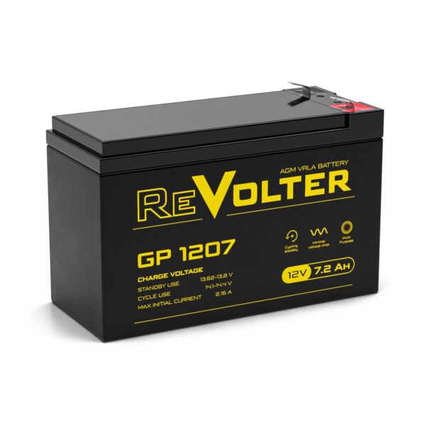 Аккумулятор ReVolter GP 1207 (12В | 7.2Ач)