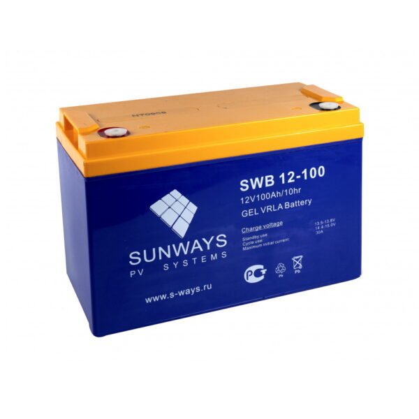 Аккумулятор SUNWAYS SWB 12-100G (12В | 100Ач) гелевый