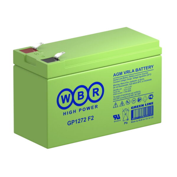 Аккумулятор WBR GP 1272 F2 (12В | 7,2Ач)